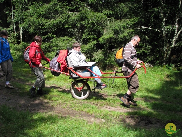 randonnée joëlettes, Vosges, 2014