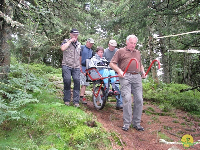 randonnée joëlettes, Vosges, 2014