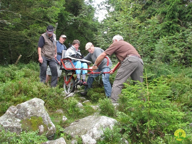 randonnée joëlettes, Vosges, 2014