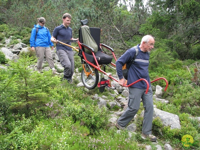 randonnée joëlettes, Vosges, 2014