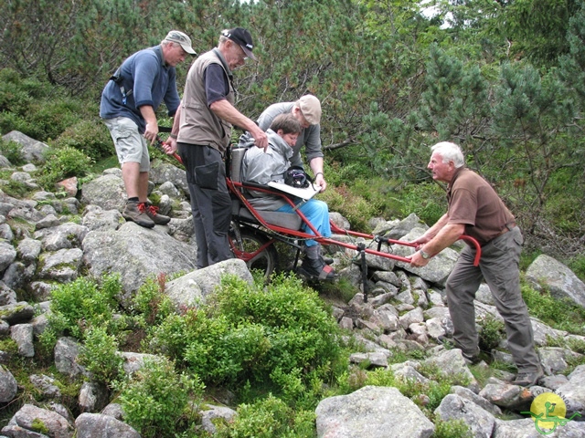 randonnée joëlettes, Vosges, 2014