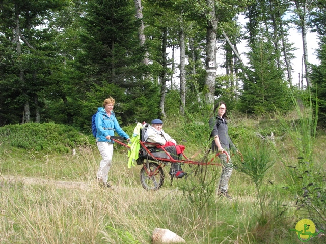 randonnée joëlettes, Vosges, 2014