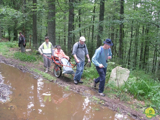 randonnée joëlettes, Vosges, 2014