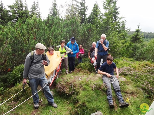 Randonnée avec joëlettes, Vosges, 2014