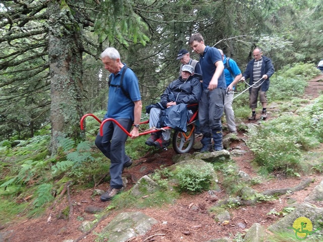 Randonnée avec joëlettes, Vosges, 2014