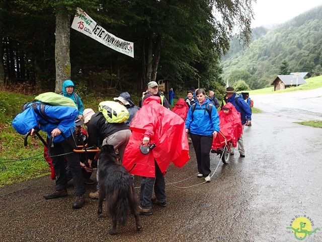 Randonnée avec joëlettes, Vosges, 2014