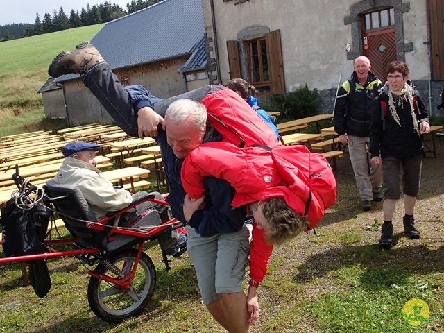 Randonnée avec joëlettes, Vosges, 2014