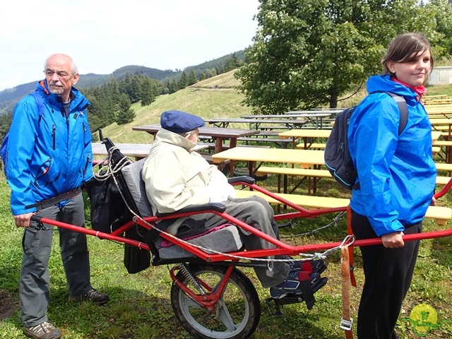 Randonnée avec joëlettes, Vosges, 2014