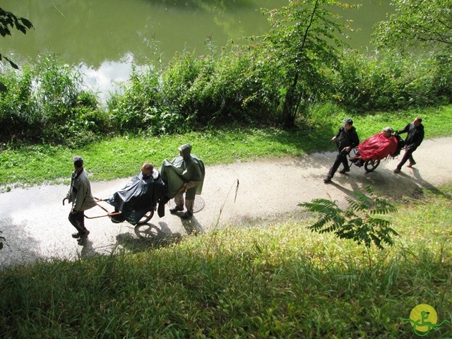 Randonnée joëlettes, La Hulpe, 2014