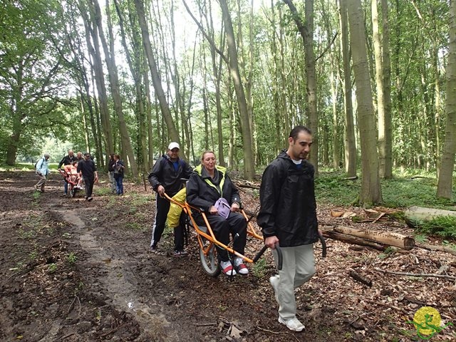 Randonnée joëlettes, La Hulpe, 2014