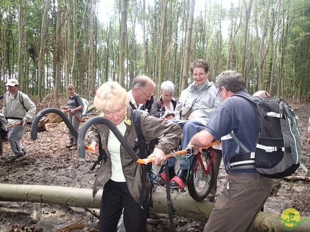 Randonnée joëlettes, La Hulpe, 2014