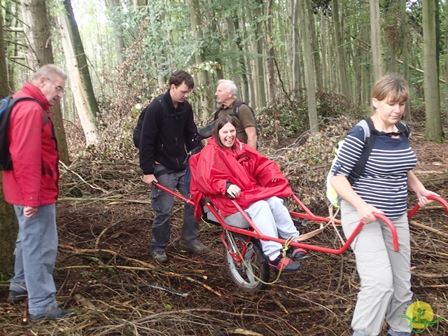 Randonnée joëlettes, La Hulpe, 2014