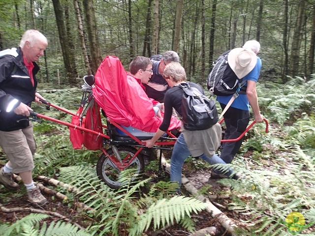 Randonnée joëlettes, La Hulpe, 2014