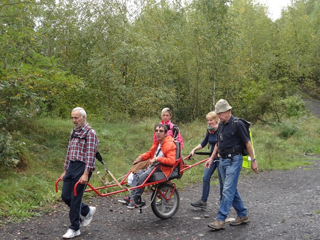 Randonnée joëlettes, Jemeppe/s/M, 2014