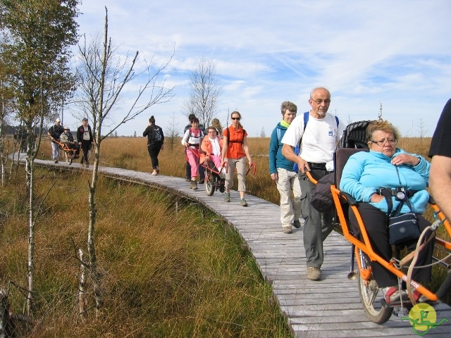 Randonnée joëlettes, Fagnes, 2014