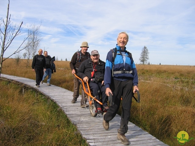 Randonnée joëlettes, Fagnes, 2014