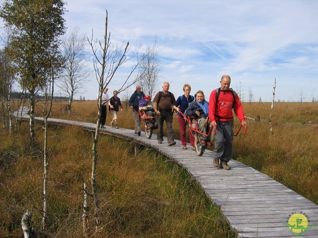 Randonnée joëlettes, Fagnes, 2014