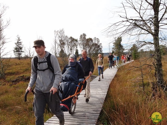 Randonnée joëlettes, Fagnes, 2014