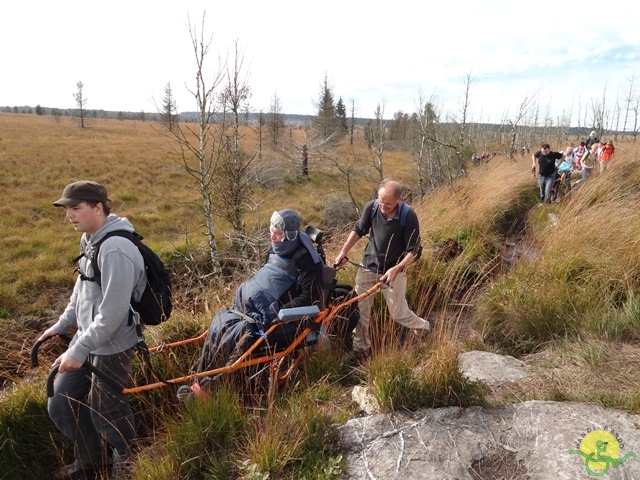 Randonnée joëlettes, Fagnes, 2014