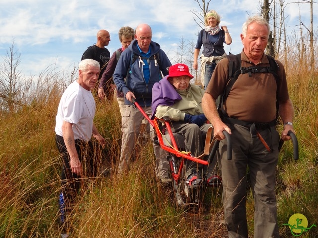 Randonnée joëlettes, Fagnes, 2014