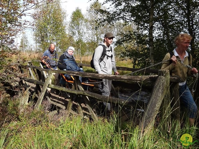 Randonnée joëlettes, Fagnes, 2014