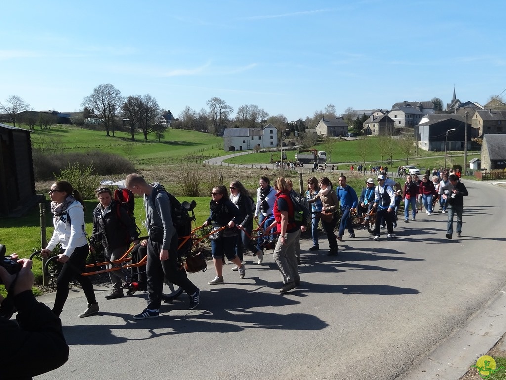 Randonnée joëlettes à Bertogne