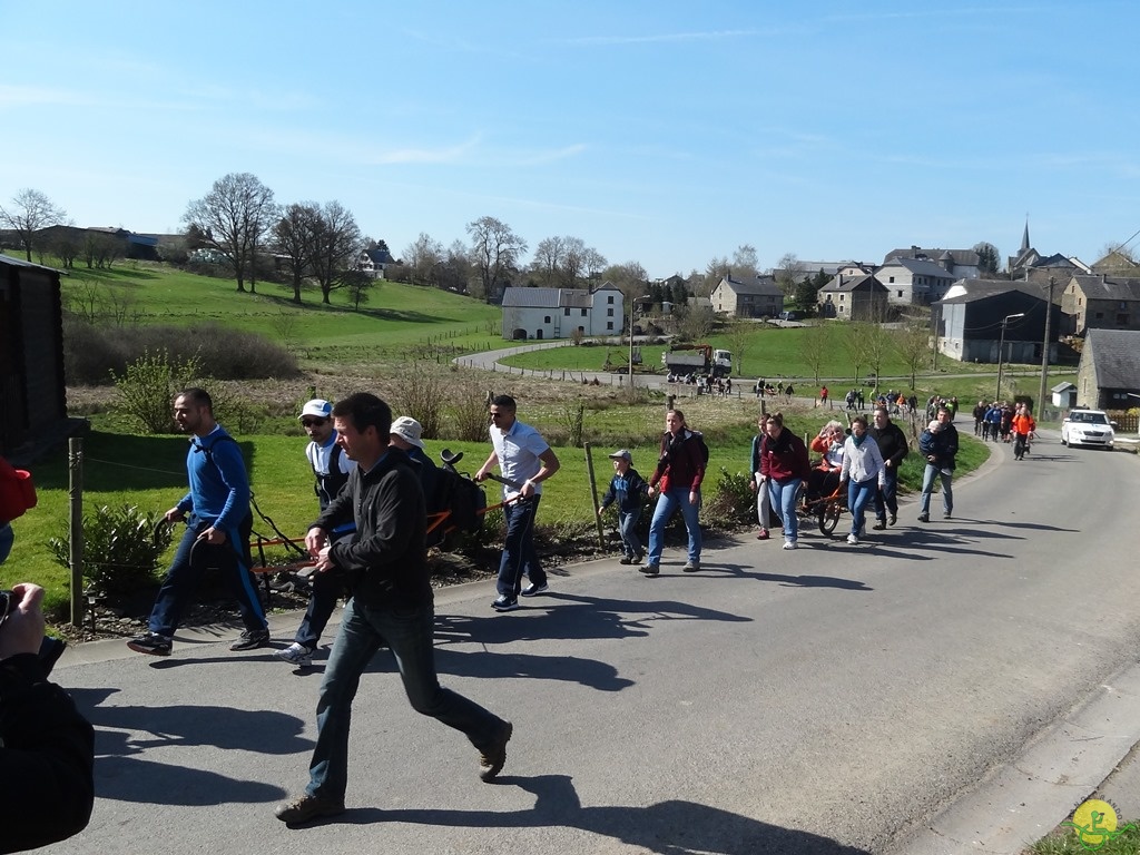 Randonnée joëlettes à Bertogne