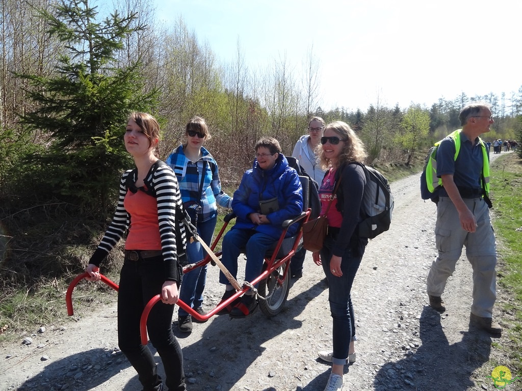 Randonnée joëlettes à Bertogne