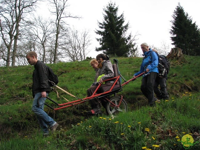 Randonnée joëlettes à Chevetogne