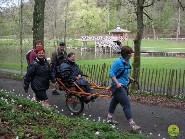 Randonnée joëlettes à Chevetogne