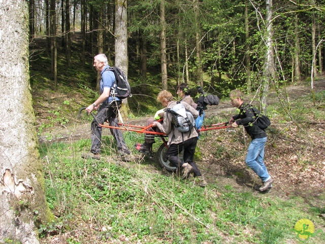 Randonnée joëlettes à Chevetogne