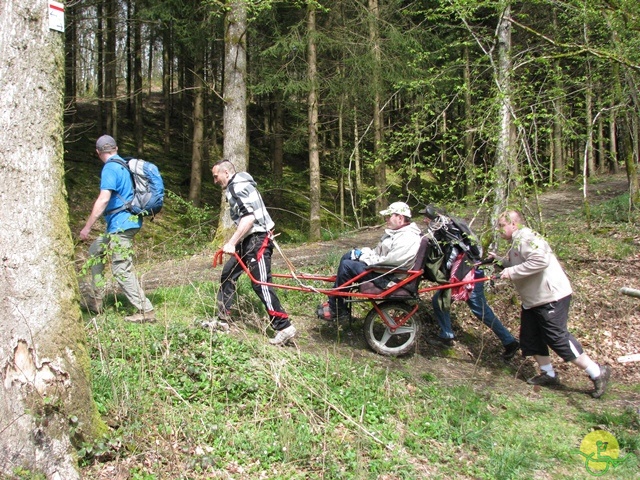 Randonnée joëlettes à Chevetogne