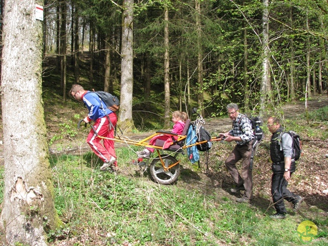 Randonnée joëlettes à Chevetogne