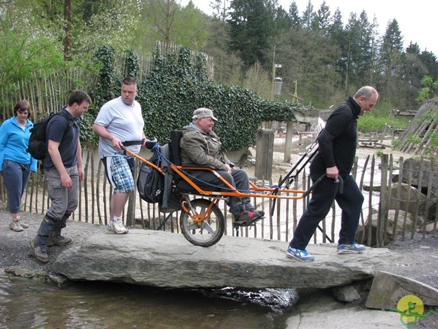 Randonnée joëlettes à Chevetogne