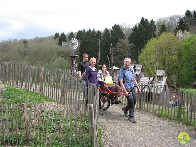 Randonnée joëlettes à Chevetogne