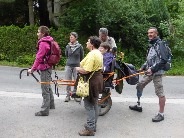 Randonnée joëlettes à Esneux