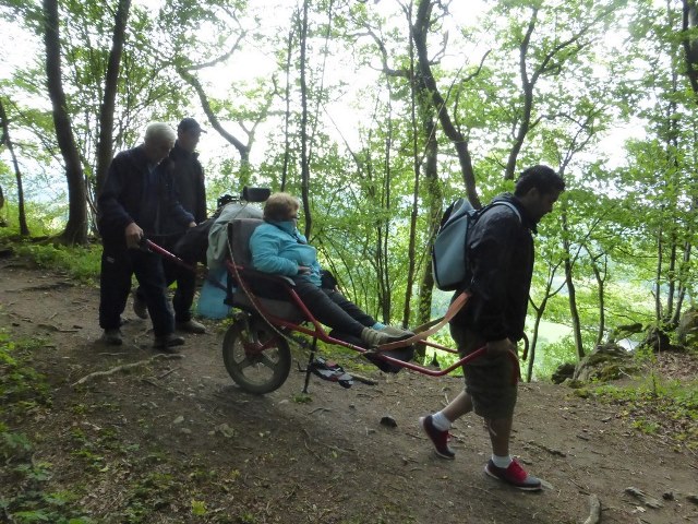 Randonnée joëlettes à Esneux