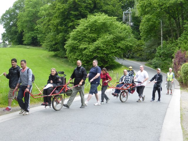 Randonnée joëlettes à Esneux