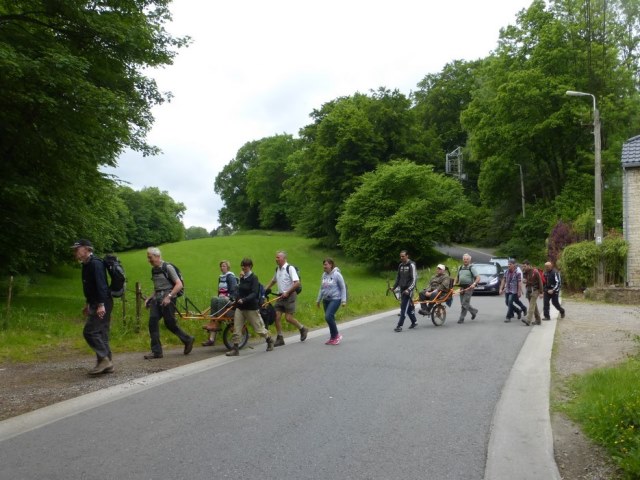 Randonnée joëlettes à Esneux