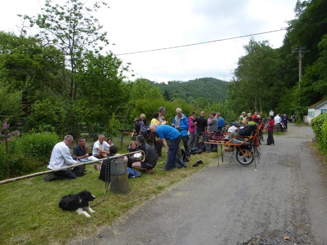 Randonnée joëlettes à Esneux