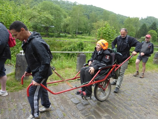 Randonnée joëlettes à Esneux