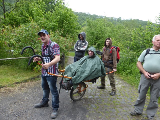 Randonnée joëlettes à Esneux