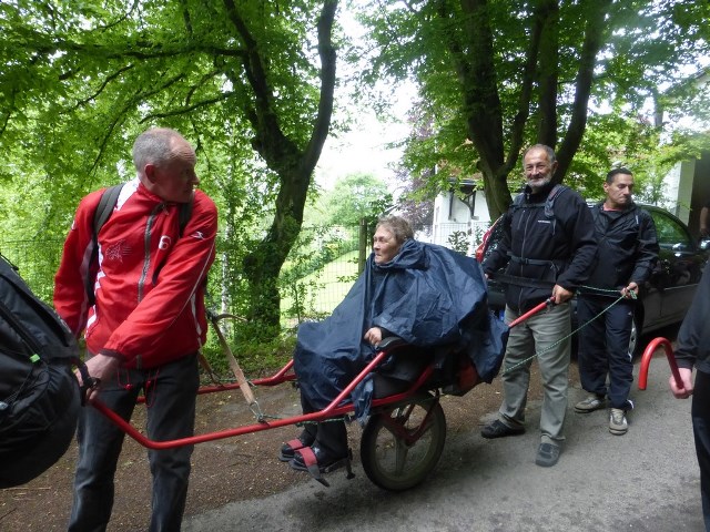 Randonnée joëlettes à Esneux