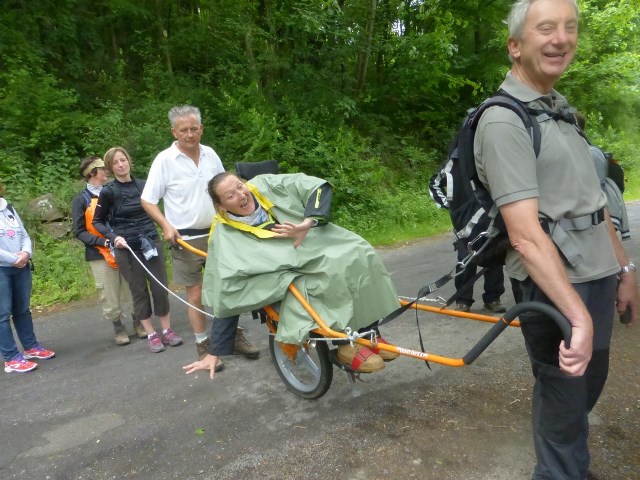 Randonnée joëlettes à Esneux