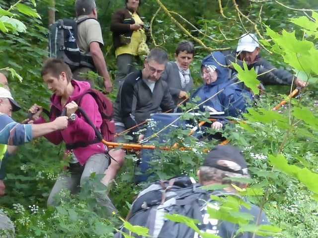 Randonnée joëlettes à Esneux