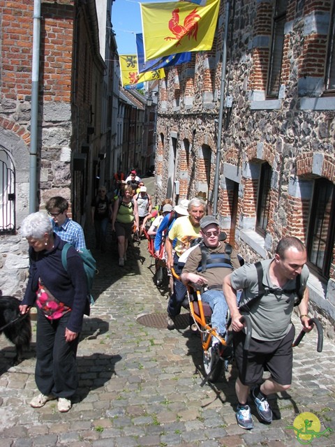 Randonnée joëlettes à Thuin