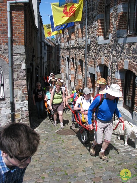 Randonnée joëlettes à Thuin