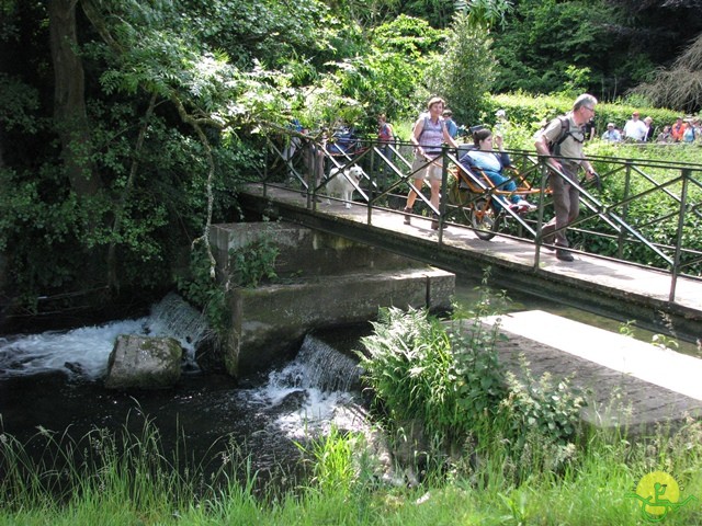 Randonnée joëlettes à Thuin