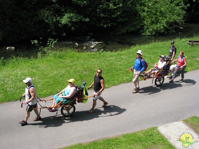 Randonnée joëlettes à Thuin