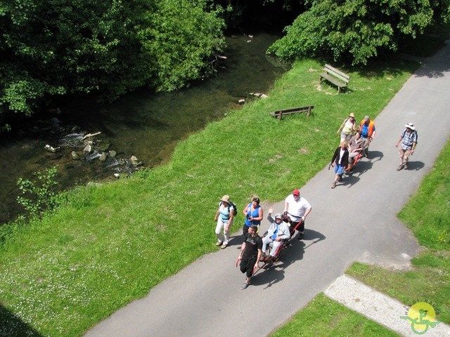 Randonnée joëlettes à Thuin